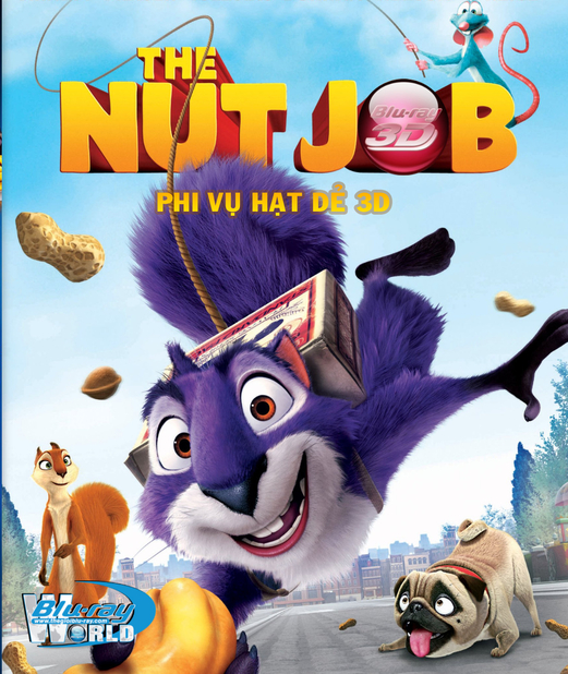 D201. The Nut Job - PHI VỤ HẠT DẺ 3D 25G(DTS-HD MA 5.1)